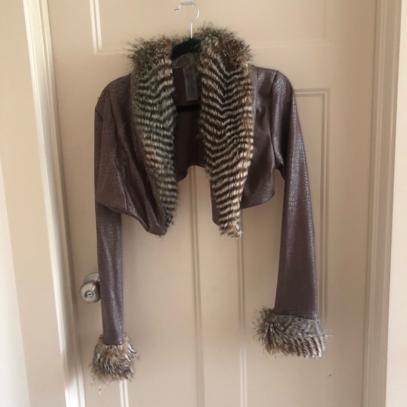 NWOT MATTE Brand 1992 Chocolate Jacket - Picture 5 of 9